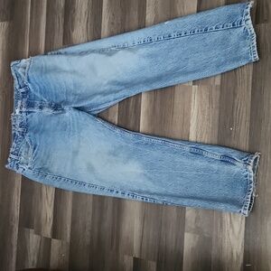 Levi's Lightwash Distressed Jeans Size 40/ 30 Vintage